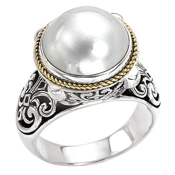 Ladies Fashion Pearl Ring 710571-7