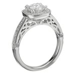 LaVie Halo Semi-Mount Diamond Ring 115071-050