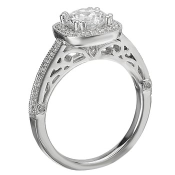 Halo Semi-Mount Diamond Ring 115071-050