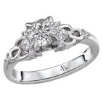 LaVie Classic Semi-Mount Diamond Ring 115468-RD075