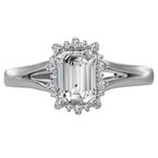 LaVie Split Shank Semi-Mount Diamond Ring 115404-EM100