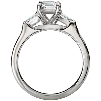 *** Lab Grown Diamond *** Diamond Semi Mount Engagement Ring 160085-EM100LG