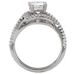 LaVie Split Shank Semi-Mount Diamond Ring 115288-100