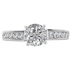 LaVie Peg Head Semi-Mount Diamond Ring 115104-S