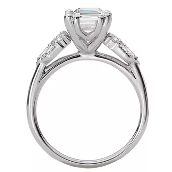 Semi-Mount Diamond Engagement Ring 160358-EM200