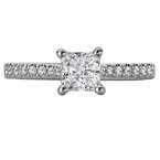 LaVie Classic Semi-Mount Diamond Ring 115474-PC075