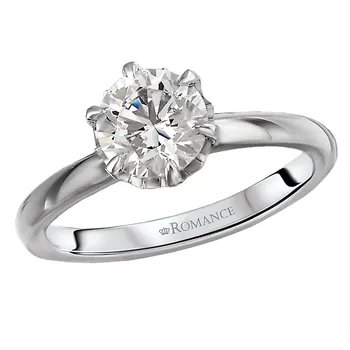 Semi-Mount Diamond Halo Engagement Ring 160183-RD100