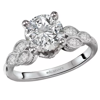 Milgrain Design Lab Grown Diamond Engagement Ring 160321-RD150LG