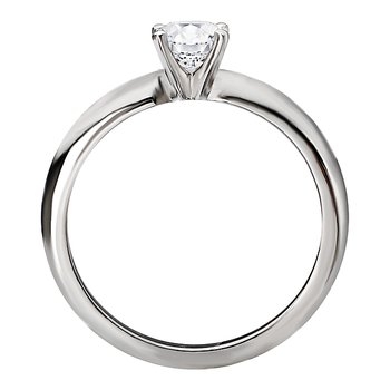 Solitaire Semi-Mount Diamond Engagement Ring 114000-4RD075WS