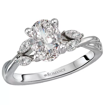 Classic Semi-Mount Diamond Ring 160112-OV100