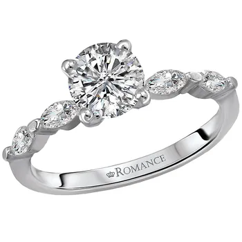 *** Lab Grown Diamond *** Classic Semi-Mount Diamond Ring 160050-RD100LG
