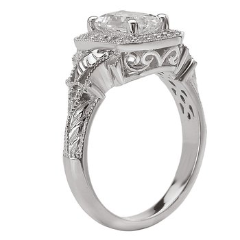 Halo Semi-Mount Diamond Ring 115169-100