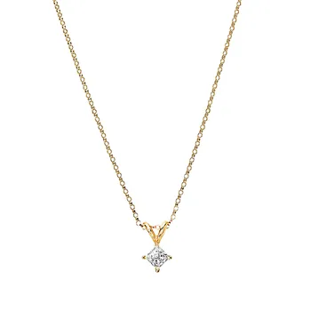 Diamond Pendant Necklace 141002-033YN