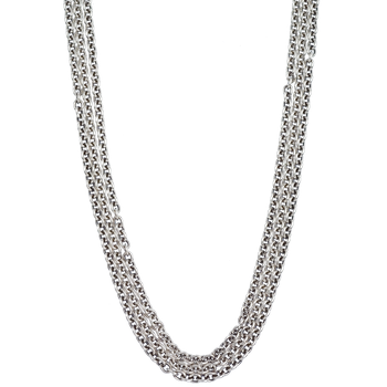 Sterling Triple Rollo Chain, 16", Rhodium Finish VHC 5-16