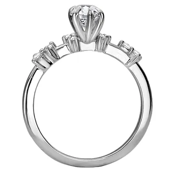 Semi-Mount Diamond Engagement Ring 160207-MQ100