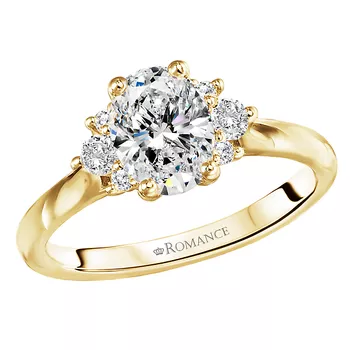Semi-Mount Diamond Engagement Ring 160191-OV100Y