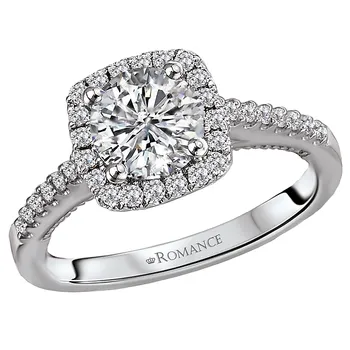 Halo Semi-Mount Diamond Ring 119167-CR100K