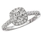 LaVie Halo Semi-Mount Diamond Ring 115215-100