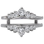 LaVie Diamond Wrap Wedding Ring with Guard 113935-WRAP