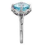 Eleganza Ladies Fashion Blue Topaz Ring 710312-7