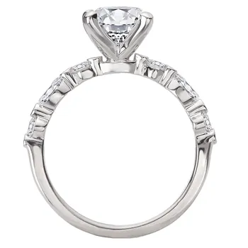 Semi-Mount Diamond Engagement Ring 160020-OV200