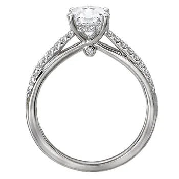 Semi-Mount Diamond Engagement Ring 160173-RD100