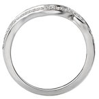 LaVie Curved Wedding Band 115408-100W