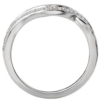 Curved Wedding Band 115408-100W