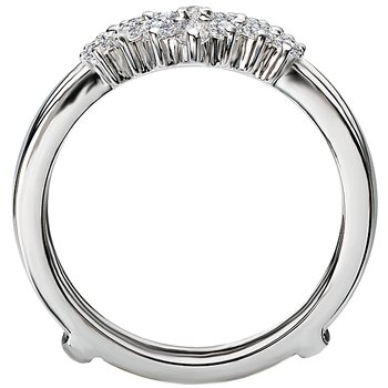 Diamond Wrap Ring with Guard 113921-WRAP