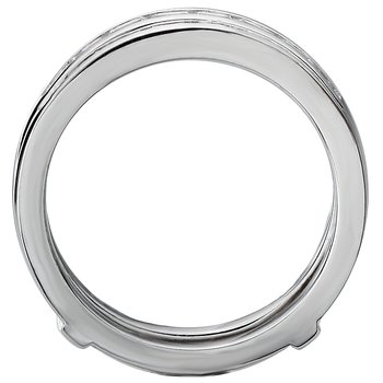 Diamond Wrap Wedding Band with Guard 113913-WRAP