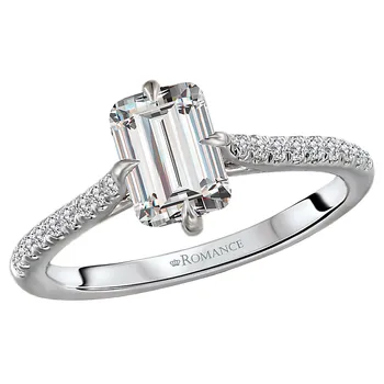 Diamond Semi-Mount Engagement Ring 160139-EM100