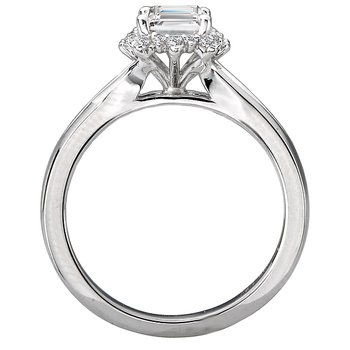 Split Shank Semi-Mount Diamond Ring 115404-EM100