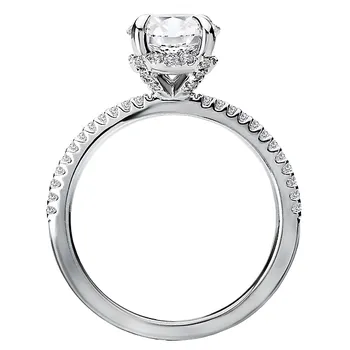 Semi-Mount Diamond Enagement Ring 160165-RD100