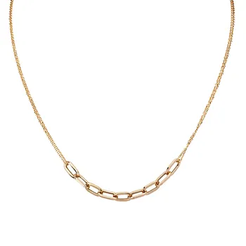 Italian 14kt Gold Link Necklace 360027-NY