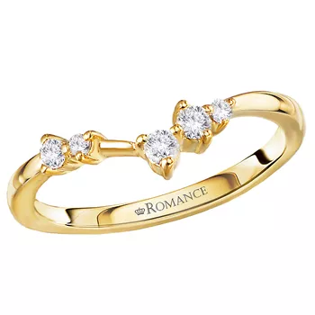 Diamond Wedding Ring 160136-WY2