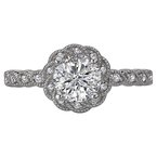 LaVie Halo Semi-Mount Diamond Ring 115419-RD100