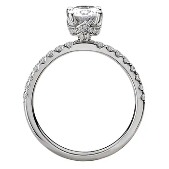 Diamond Semi-Mount Engagement Ring 160172-OV100