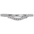 LaVie Curved Wedding Band 115107-100WA
