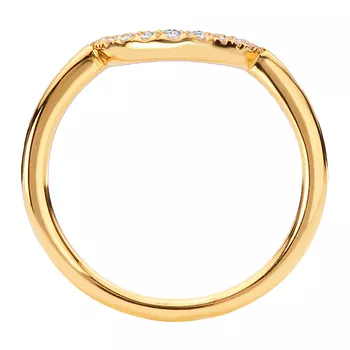 Curved Front Diamond Wedding Band 160332-OV150WY