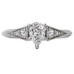 LaVie Classic Semi-Mount Diamond Ring 115467-PS075
