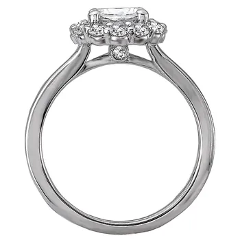 Split Shank Semi-Mount Diamond Ring 119182-RD100K