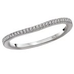 LaVie Curved Wedding Band 115445-W