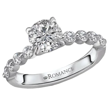 *** Lab Grown Diamond *** Classic Semi-Mount Diamond Ring 119205-RD100KLG