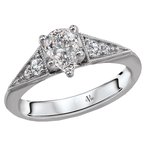 LaVie Classic Semi-Mount Diamond Ring 115467-PS075