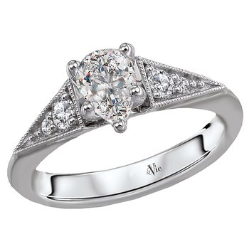 Classic Semi-Mount Diamond Ring 115467-PS075
