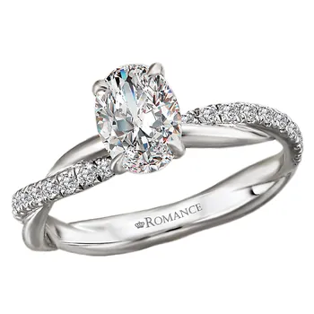 Semi-Mount Diamond Engagement Ring 160131-OV100