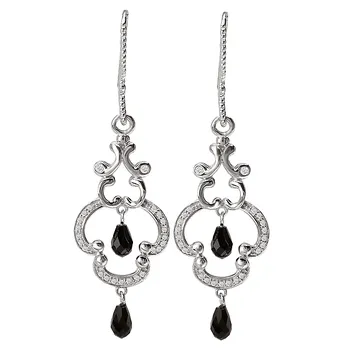 Ladies Diamond and Gemstone Earrings 222035-WOX