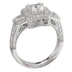 LaVie Halo Semi-Mount Diamond Ring 115092-100