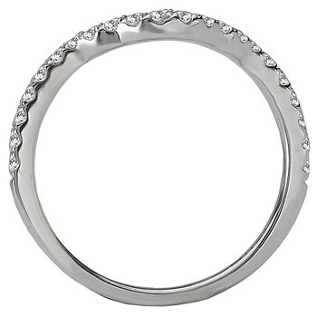 Curved Wedding Band 115324-100W