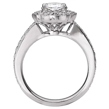 Halo Semi-Mount Diamond Ring 119123-100K